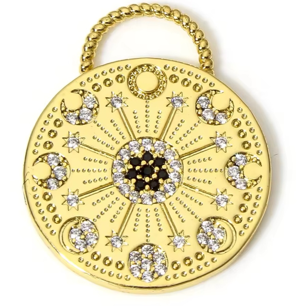 18k Celestial Pendant